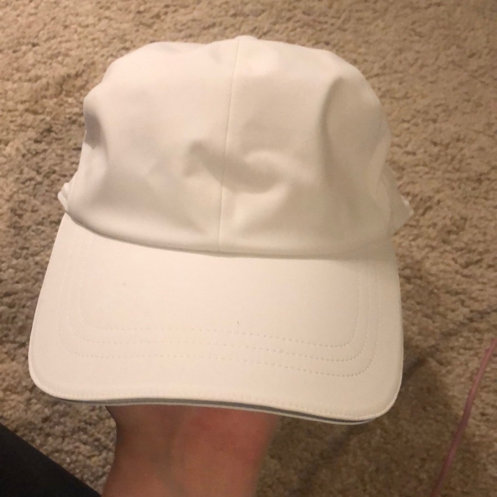 White Lululemon Baller Hat